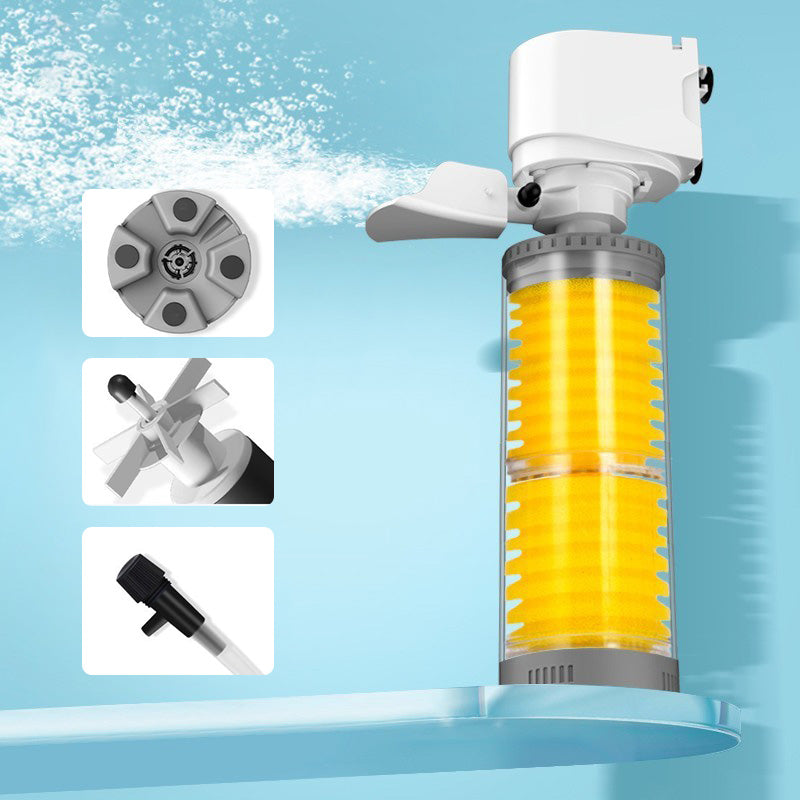 Cichy elektryczny filtr akwariowy – AquaSilence-4W-Trend Polska