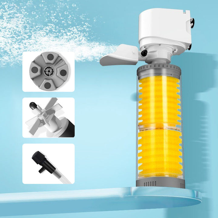 Cichy elektryczny filtr akwariowy – AquaSilence-4W-Trend Polska