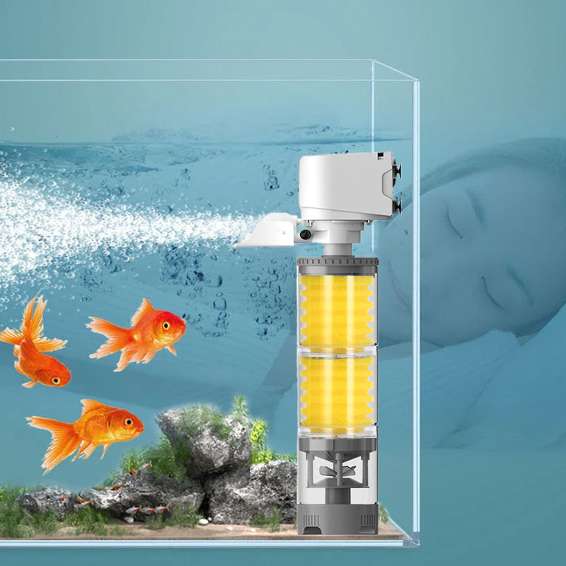 Cichy elektryczny filtr akwariowy – AquaSilence-4W-Trend Polska