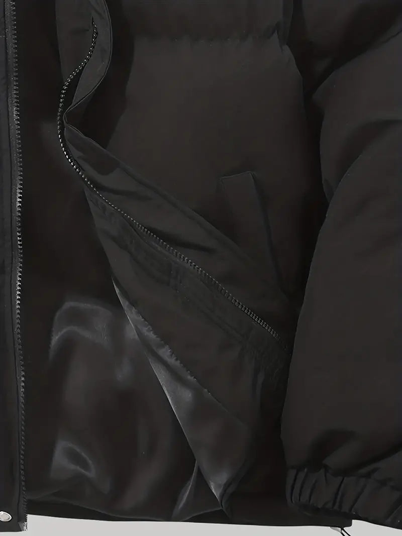 Ciepła damska kurtka z kapturem - Aurelia-Różowy-M-Trend Polska