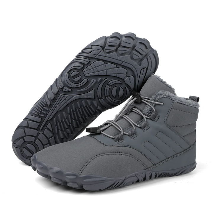 Ciepłe buty śniegowe Barefoot - FrostFlex-Szary-36-Trend Polska