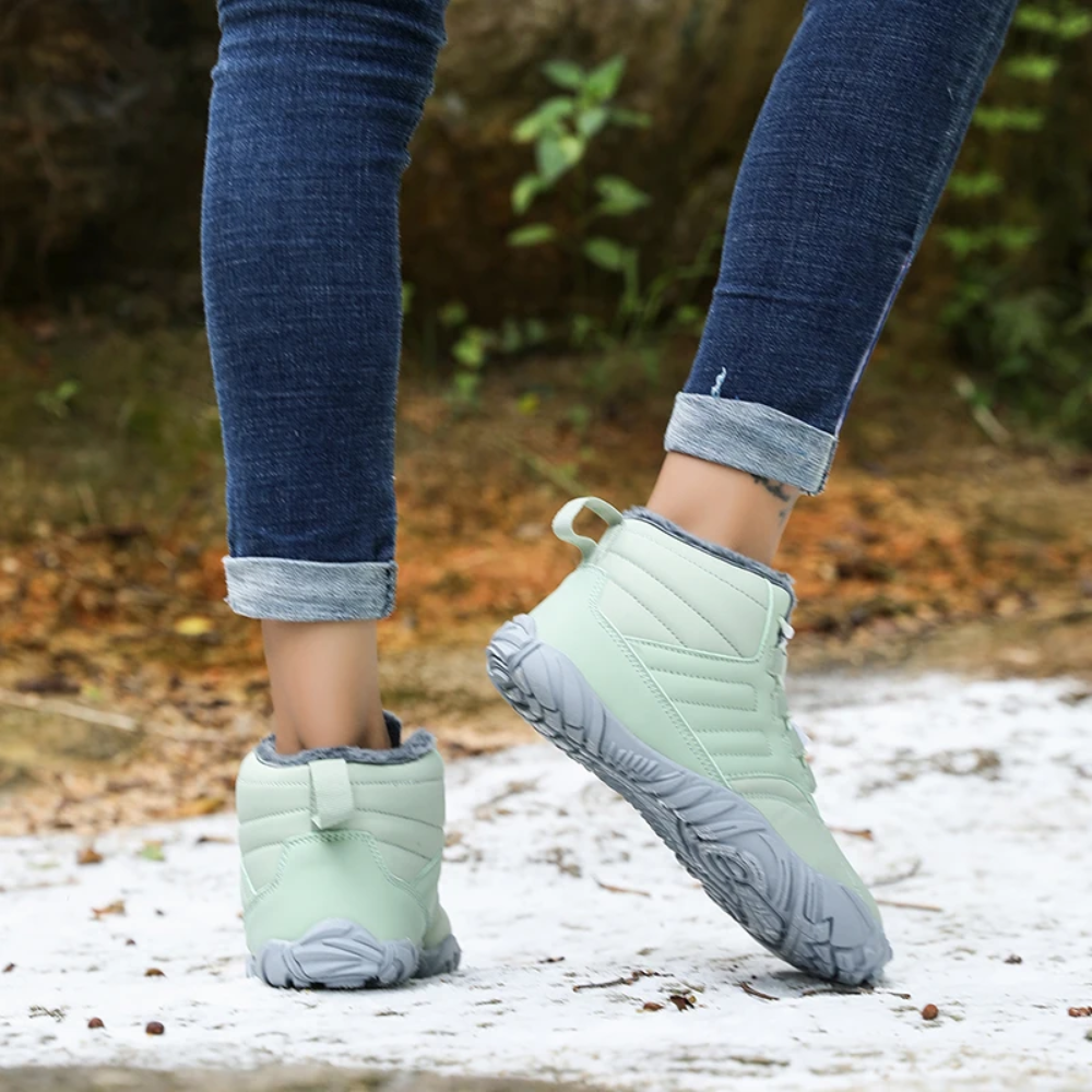Ciepłe buty śniegowe Barefoot - FrostFlex-Niebieski-36-Trend Polska