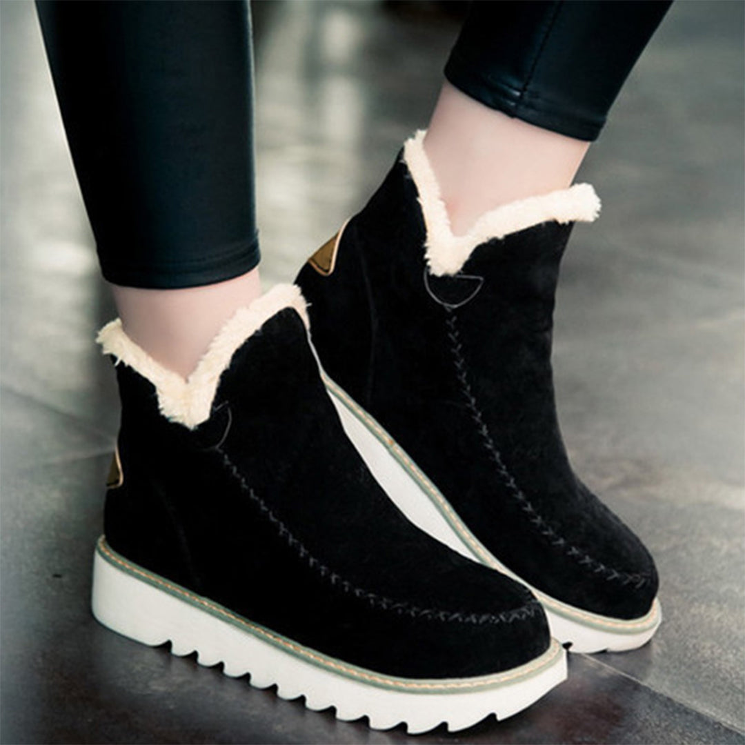 Ciepłe damskie buty - Ivy-Czarny-34-Trend Polska