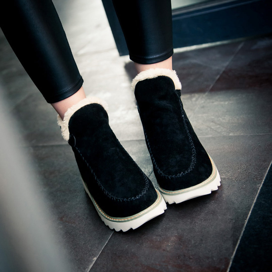 Ciepłe damskie buty - Ivy-Czarny-34-Trend Polska