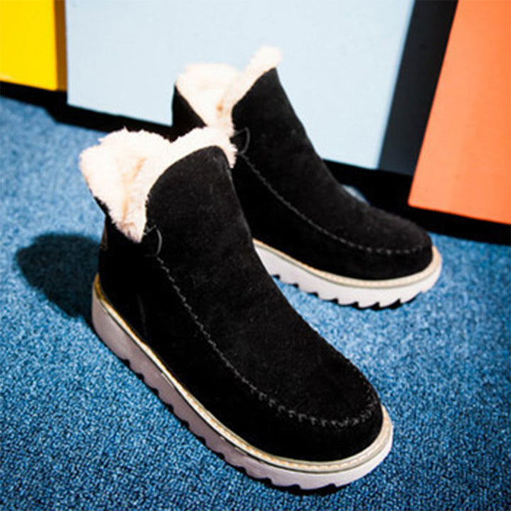 Ciepłe damskie buty - Ivy-Czarny-34-Trend Polska