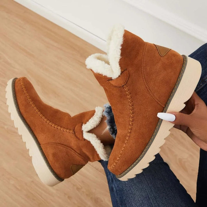 Ciepłe damskie buty - Ivy-Czarny-34-Trend Polska