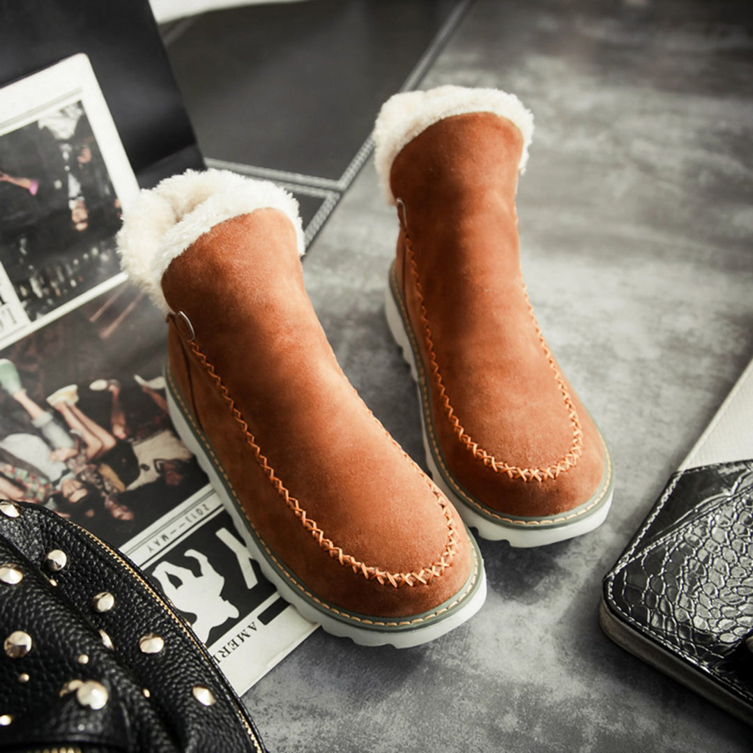 Ciepłe damskie buty - Ivy-Czarny-34-Trend Polska