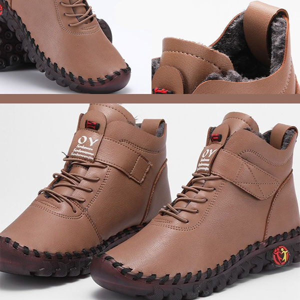 Ciepłe wysokie buty damskie – Nova-Czarny-35-Trend Polska