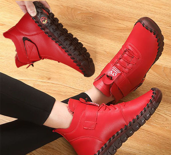 Ciepłe wysokie buty damskie – Nova-Czarny-35-Trend Polska