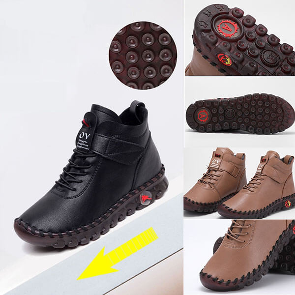 Ciepłe wysokie buty damskie – Nova-Czarny-35-Trend Polska