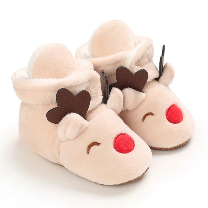 Ciepłe zimowe buciki dla niemowląt - SnugToes-Renifer-M (0-6 miesięcy)-Trend Polska