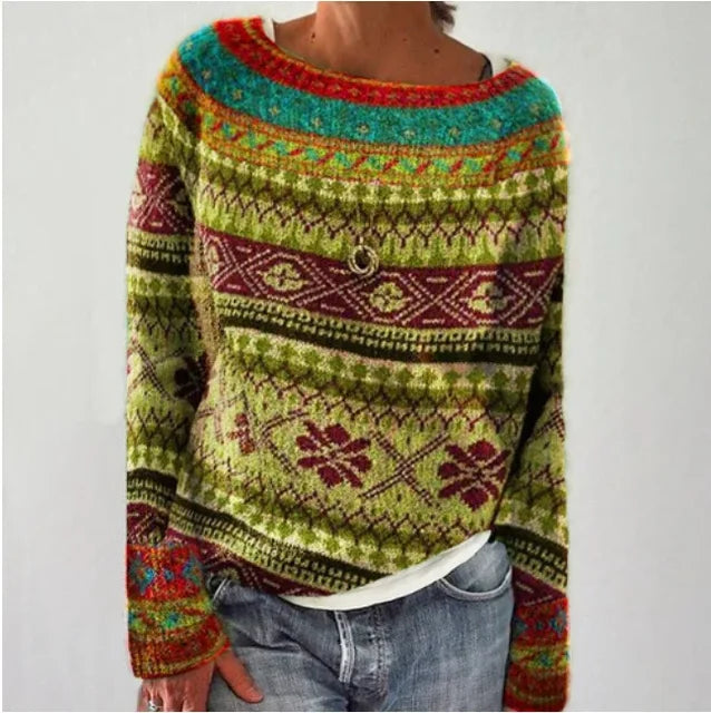 Ciepły sweter damski z eleganckimi detalami - Nova-Różnorodne kolory-S-Trend Polska