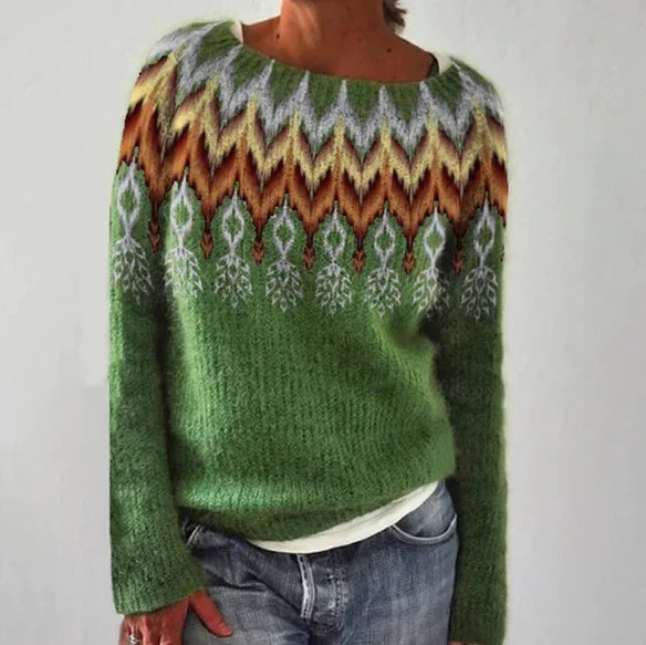 Ciepły sweter damski z eleganckimi detalami - Nova-Wiosna-S-Trend Polska