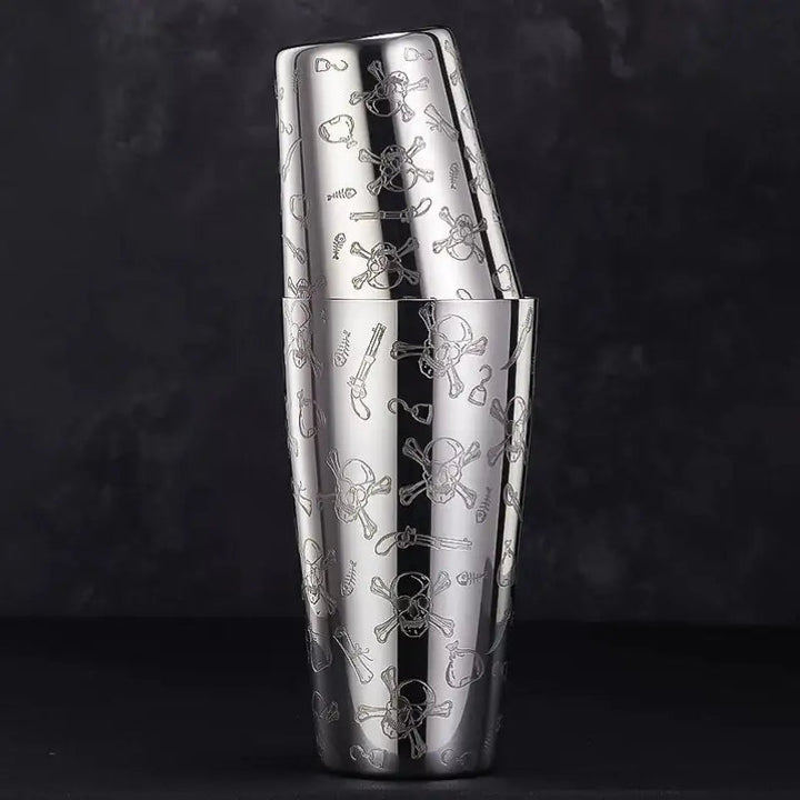 Cocktail shaker grawerowany – Mixaro-Pirat-Trend Polska