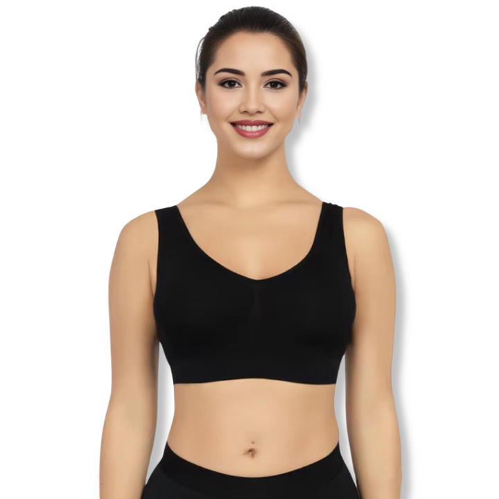 Comfort BH Bez Fiszbiny – CloudBra-Czarny-S-Trend Polska