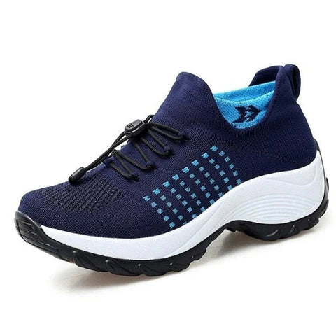 ComfortEase Therapeutyczne Buty | Cały Dzień Komfortu i Wsparcia-35-Biały- Niebieski-Trend Polska