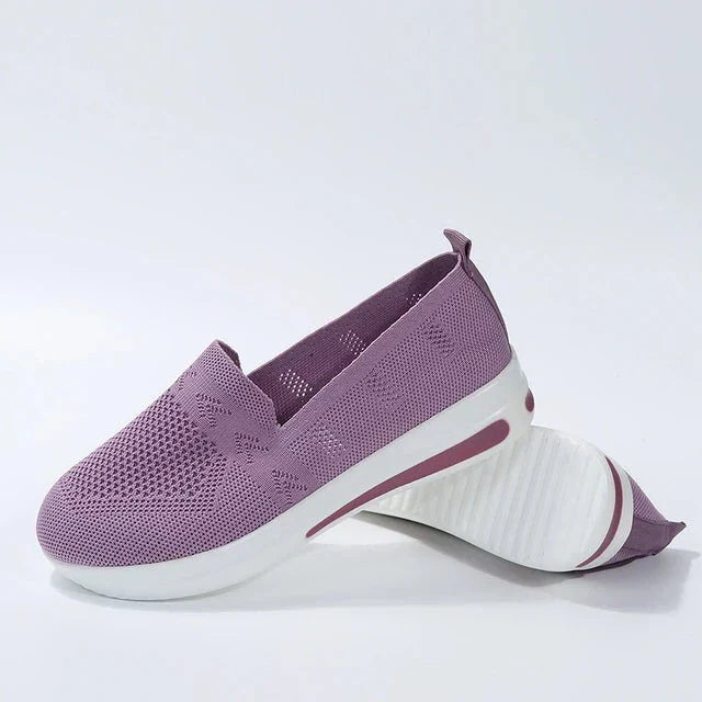 ComfortMax Plus Damskie Sneakers | Oddychający ortopedyczny design-Fioletowy-35-Trend Polska