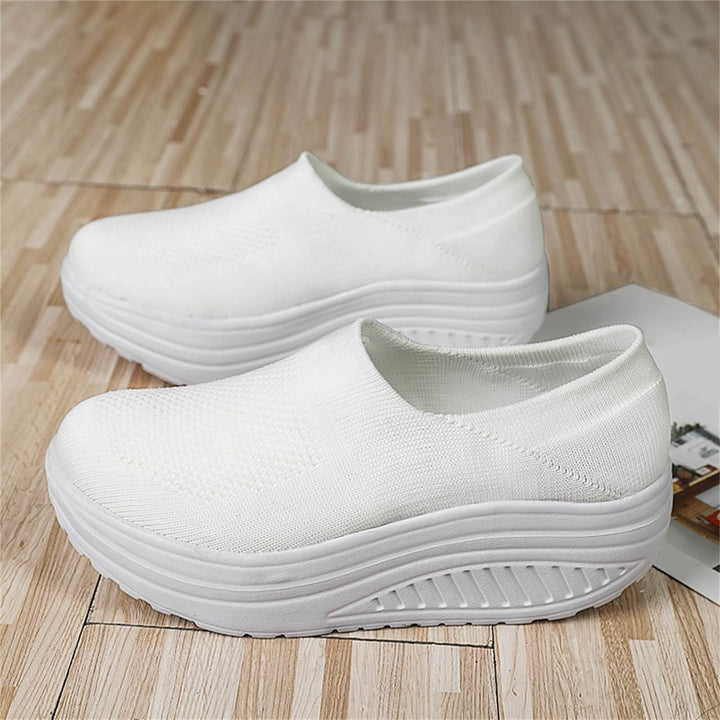 ComfortStride Slides | Damskie klapki sneakers z ortopedyczną wkładką-Szary-35-Trend Polska