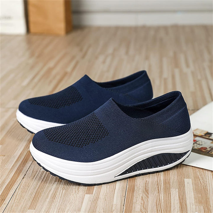 ComfortStride Slides | Damskie klapki sneakers z ortopedyczną wkładką-Szary-35-Trend Polska
