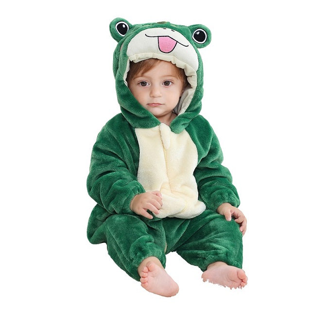 Comfy Baby Onesie z kapturem - Miękka zimowa ciepłota-4-2-6 Maanden-Trend Polska