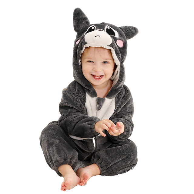 Comfy Baby Onesie z kapturem - Miękka zimowa ciepłota-5-2-6 Maanden-Trend Polska