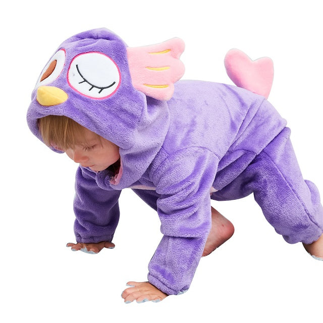 Comfy Baby Onesie z kapturem - Miękka zimowa ciepłota-8-2-6 Maanden-Trend Polska