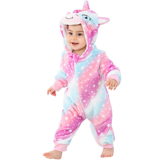 Comfy Baby Onesie z kapturem - Miękka zimowa ciepłota-9-2-6 Maanden-Trend Polska