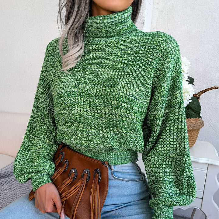 Comfy Dzianinowy Golf - Emilia-Zielony-S-Trend Polska