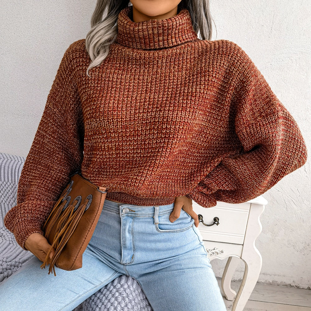 Comfy Dzianinowy Golf - Emilia-Zielony-S-Trend Polska
