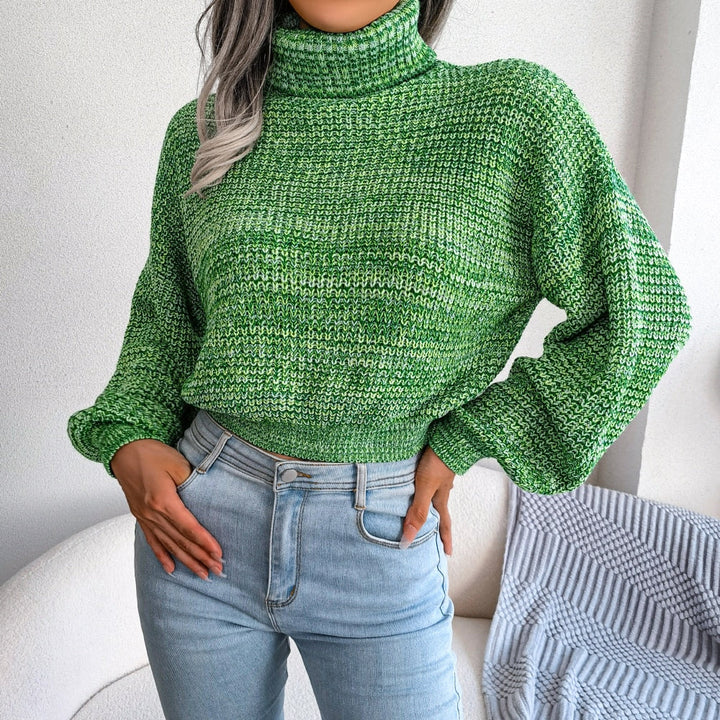 Comfy Dzianinowy Golf - Emilia-Zielony-S-Trend Polska