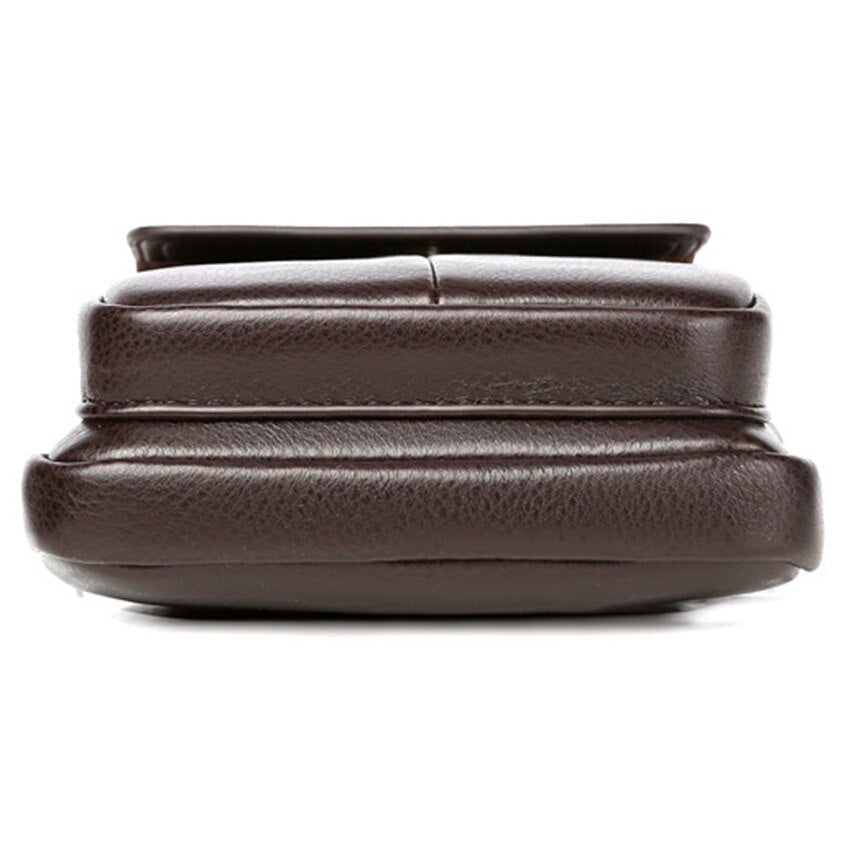 Kompaktowa torba crossbody z PU skóry dla mężczyzn z regulowanym paskiem