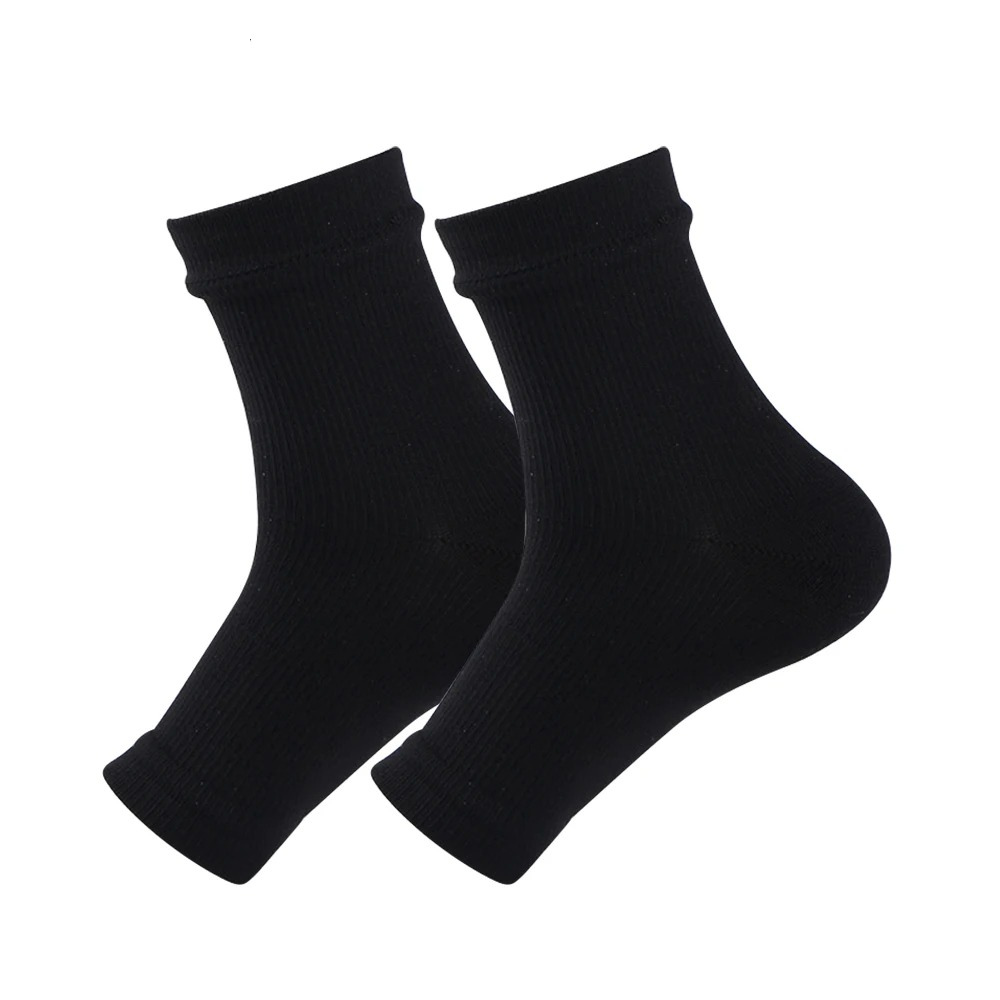 Compressja skarpetek na kostki dla neuropatii - AnkleSupport Pro-Czarny-M (35-40)-Trend Polska