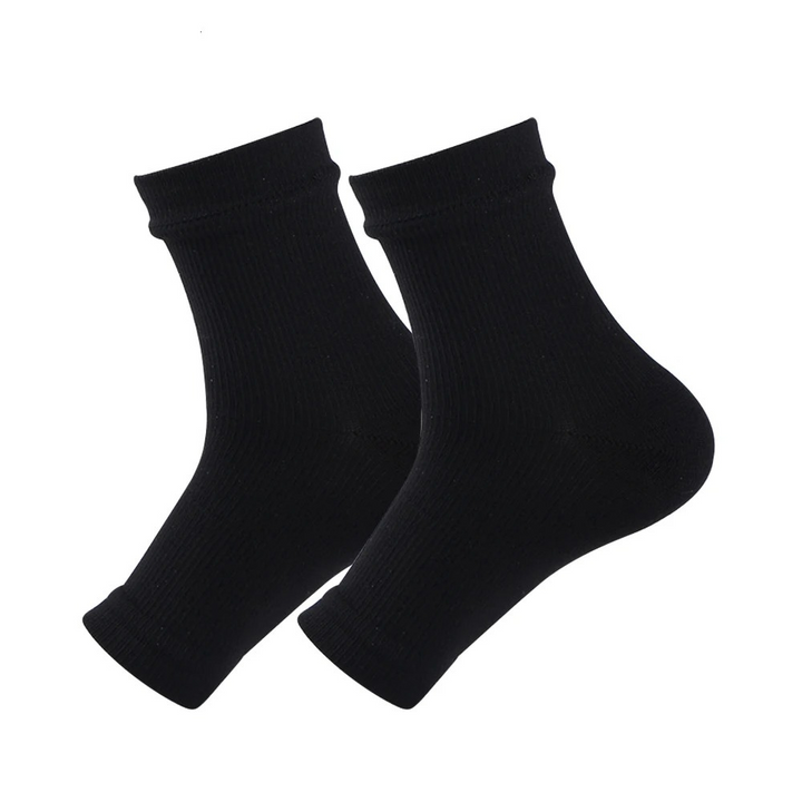 Compressja skarpetek na kostki dla neuropatii - AnkleSupport Pro-Czarny-M (35-40)-Trend Polska