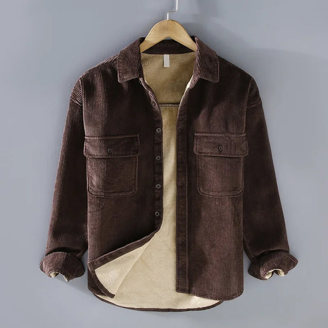 Corduroy Jack dla Mężczyzn - Victor-Brązowy-M-Trend Polska