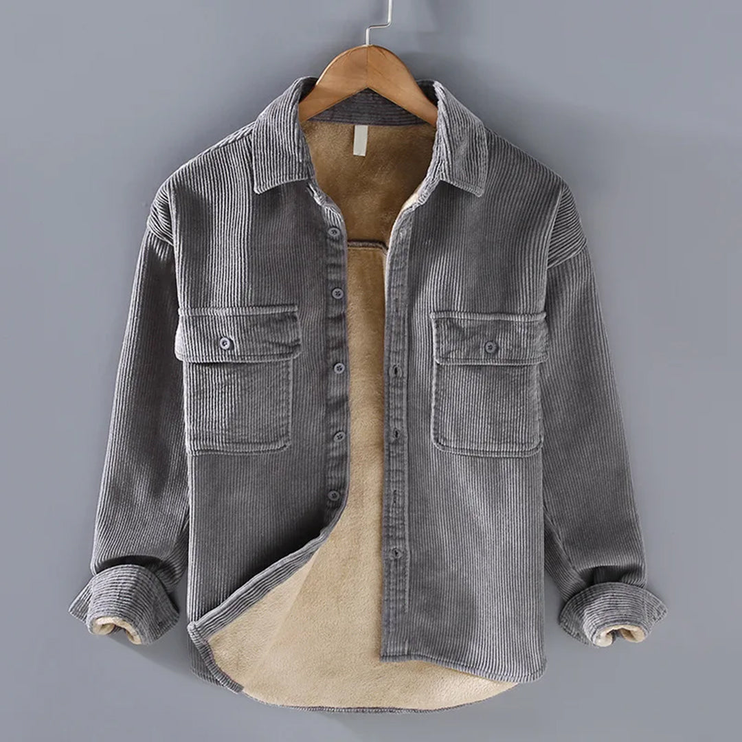 Corduroy Jack dla Mężczyzn - Victor-Szary-M-Trend Polska