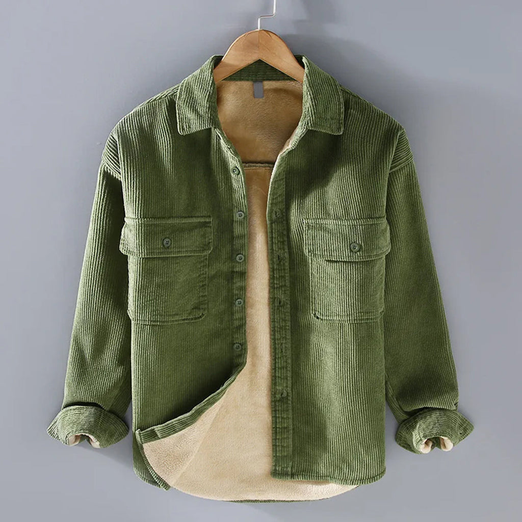 Corduroy Jack dla Mężczyzn - Victor-Zielony-M-Trend Polska