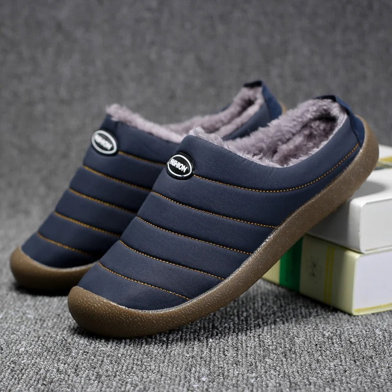 CozyWarm męskie kapcie | Ciepło wyściełane dla dodatkowego ciepła-Zielony-38-Trend Polska