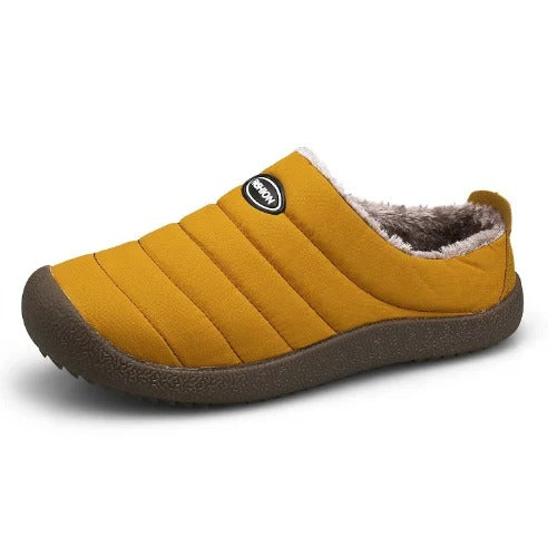 CozyWarm męskie kapcie | Ciepło wyściełane dla dodatkowego ciepła-Żółty-38-Trend Polska
