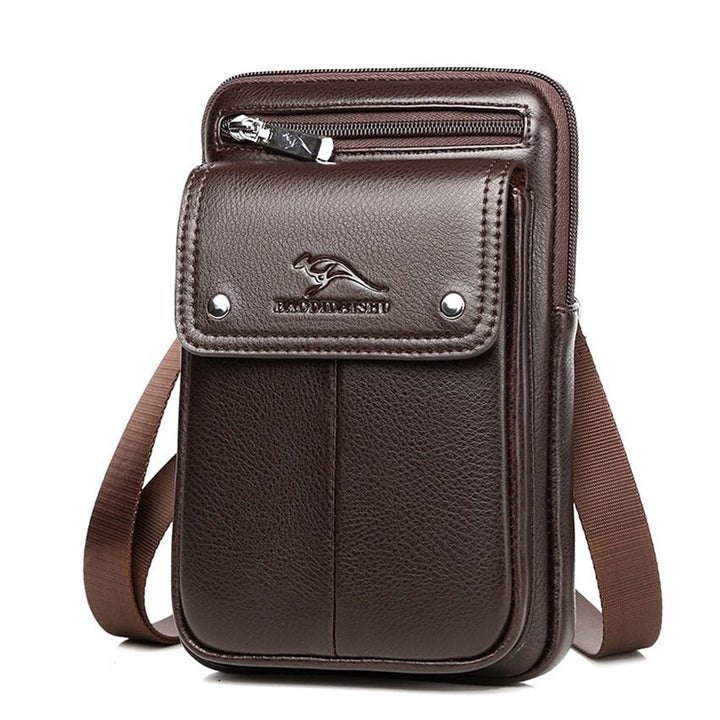 Męska torba crossbody z PU skóry