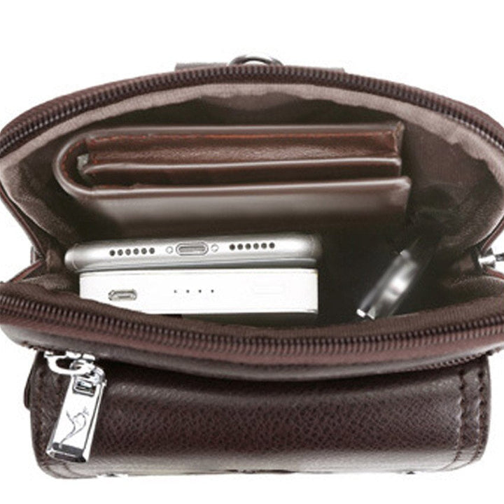 Męska torba crossbody z PU skóry