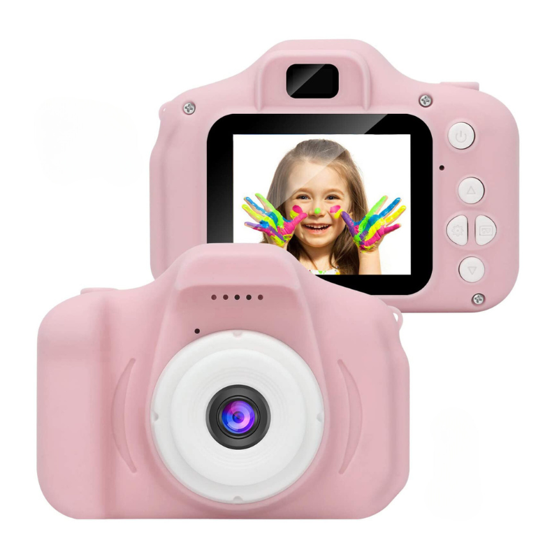 Cyfrowy Aparat dla Dzieci – SnapKid-Różowy-Trend Polska