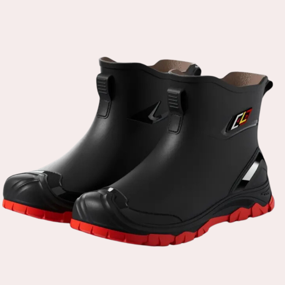 Czarne zimowe buty męskie z mocnym chwytaniem - Felix-39-Trend Polska