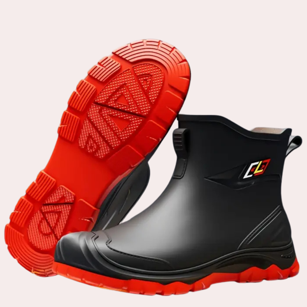 Czarne zimowe buty męskie z mocnym chwytaniem - Felix-39-Trend Polska