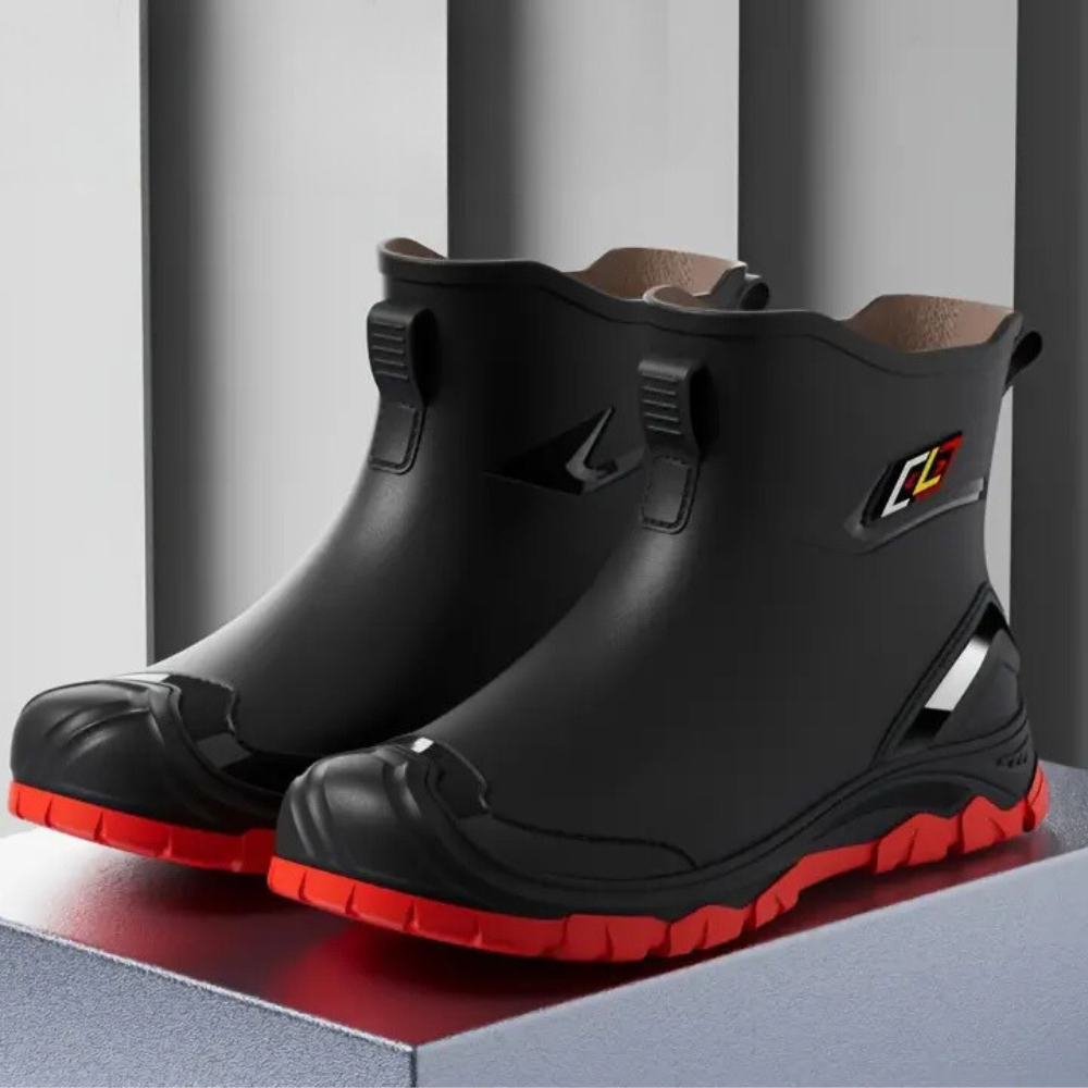 Czarne zimowe buty męskie z mocnym chwytaniem - Felix-39-Trend Polska
