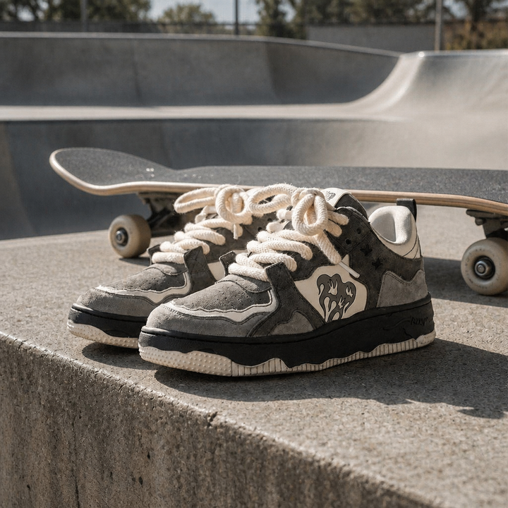 Męskie Sneakersy Skate w Stylu Vintage – Dexter