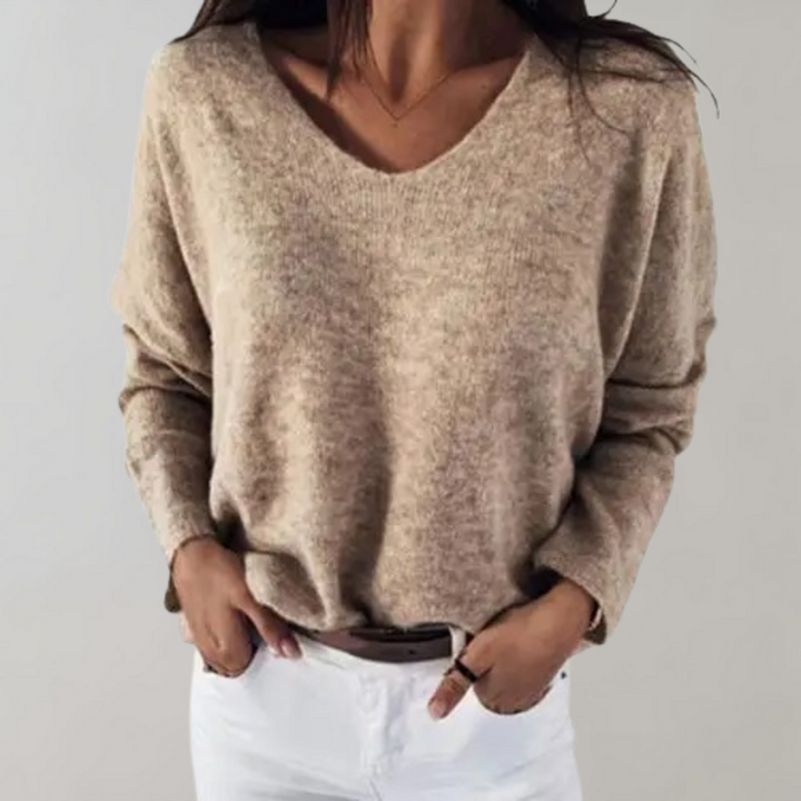 Damska sweter oddychający - Skye-Beżowy-S-Trend Polska