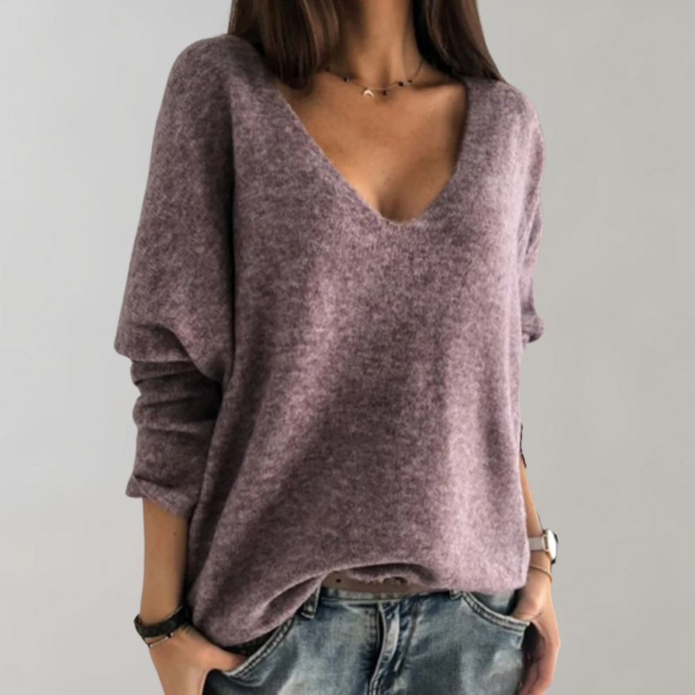 Damska sweter oddychający - Skye-Fioletowy-S-Trend Polska