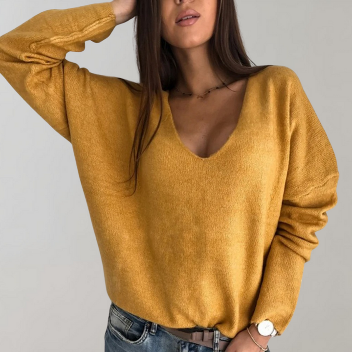 Damska sweter oddychający - Skye-Żółty-S-Trend Polska