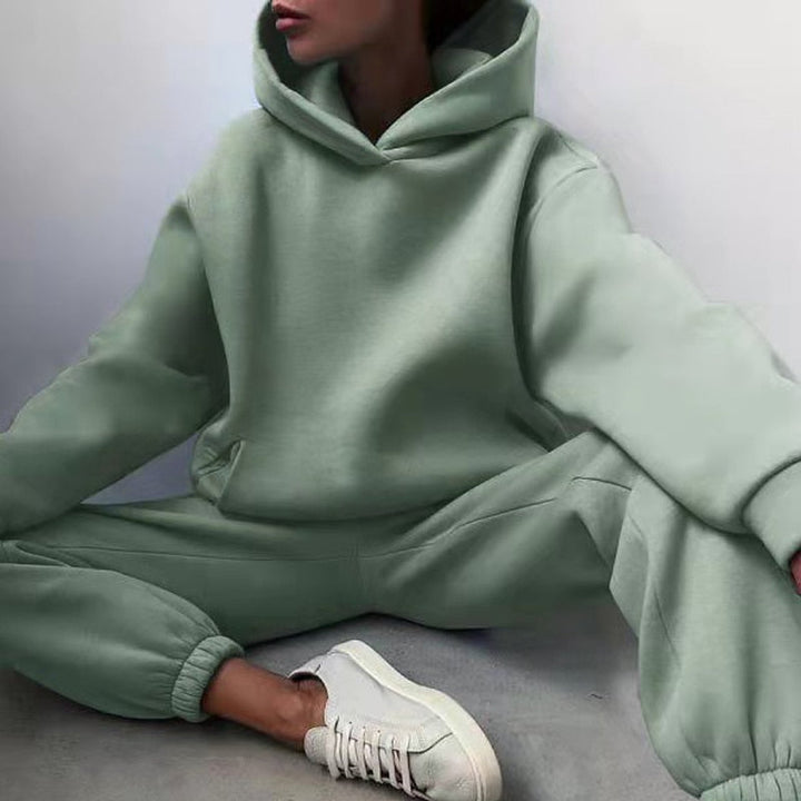 Damski oversize zestaw dresowy – Liv-Jasnozielony-Trend Polska