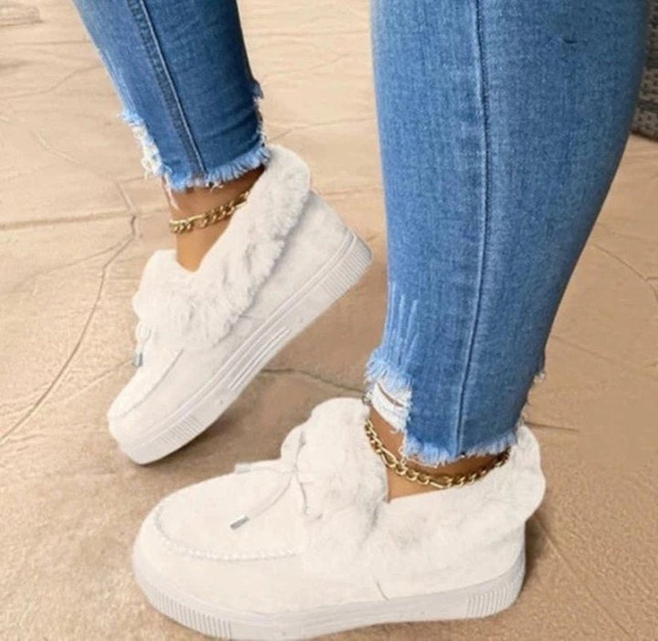 Damskie buty zimowe - WinterCozy-Biały-35-Trend Polska